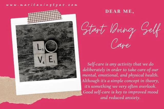 self love and start doing self care