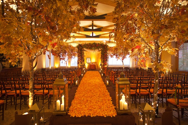 Fall Wedding Reception Centerpieces