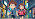 Anime Street Walk with School Duo