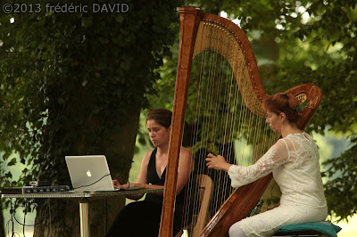 spectacle insolite concert harpe isabelle olivier Chamarande