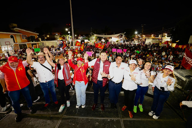 Armenta reafirma sus compromisos de campaña en Seguridad y desarrollo comunitario en Cuautlancingo