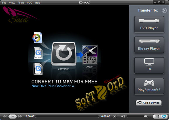برنامج تشغيل الافلام وملفات الفيديو عالية الدقة DivX Pro 10.8.7 + التفعيل 