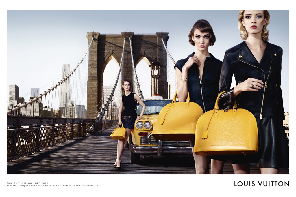 Louis Vuitton "Alma" — Karlie Kloss, Daria Strokous, Jac Jagaciak and Iris Strubegger by Steven Klein