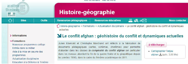 Académie Strasbourg_Géohistoire_Conflit afghan