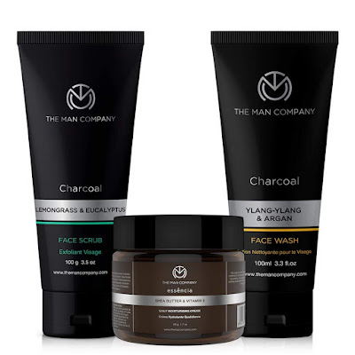 THE MAN COMPANY Cleanse & Moisturise Pack(Charcoal Face wash + Charcoal Scrub + Moisturising Cream)