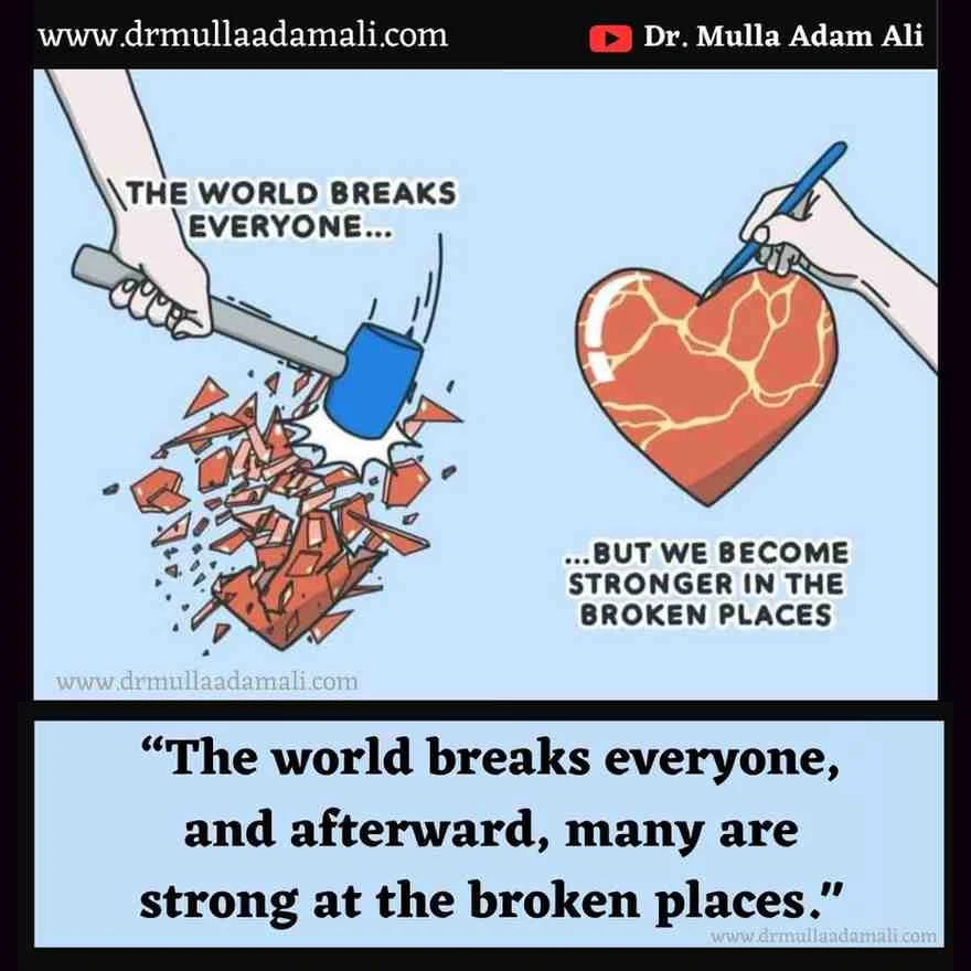 The world breaks everyone quotes in english