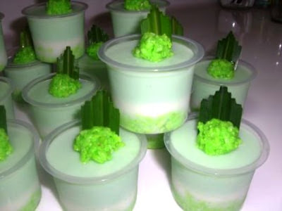 Resep Es Puding Tape Hijau Minuman Buka Puasa Segar