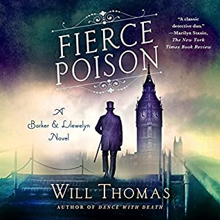 book cover of Victorian mystery audiobook Fierce Poison by Will Thomas