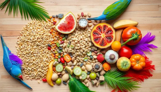 The Best Diet for Pet Birds Balancing Seeds, Pellets, and Fresh Foods