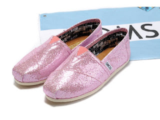 Glitter Toms on Glitter Toms