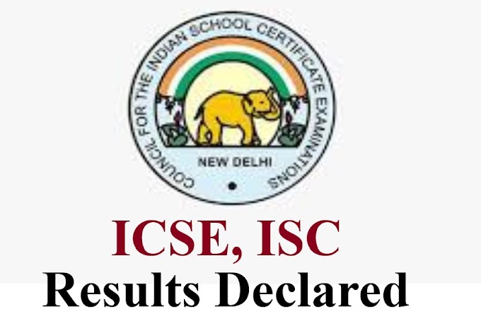 Congratulations to the Chief Minister on the results of ICSE and ISC published