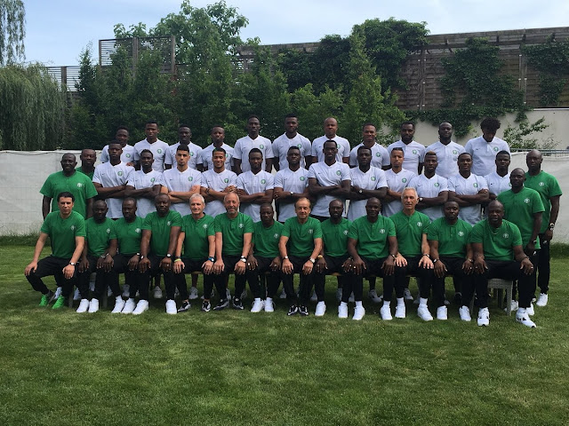 Super Eagles Squad Releases Official Team Photo Ahead Of World Cup In Russia