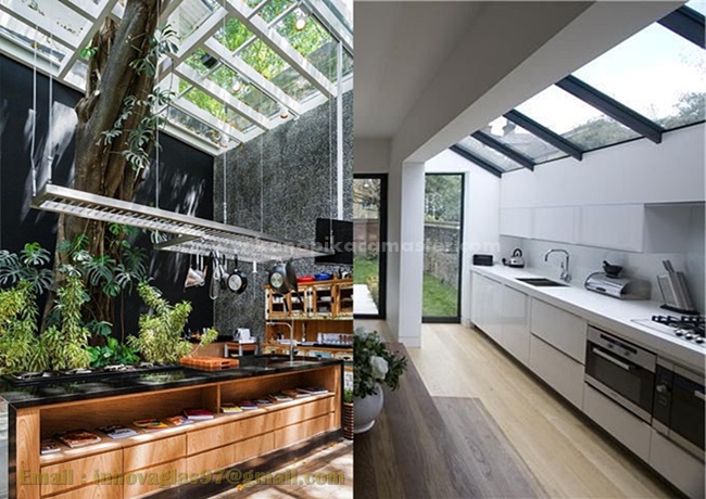  Atap  Kaca  Untuk Dapur  Modern Pasang Kanopi Kaca  Tempered 