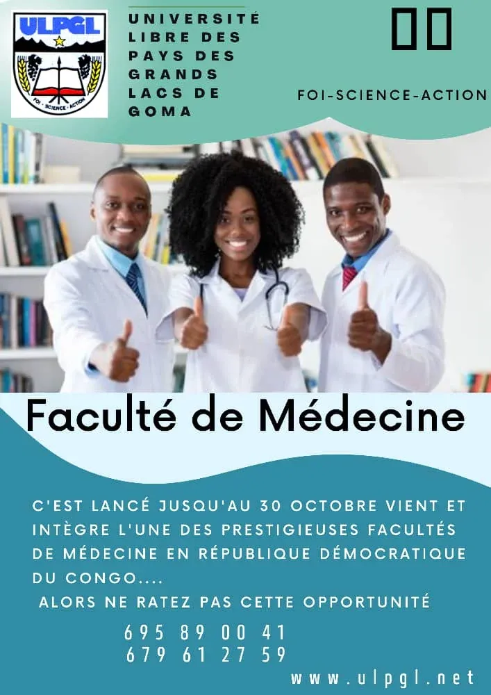 Rentré académique 2022-2023 l'Université Libre des Pays des Grands Lacs de Goma en République Démocratique du Congo