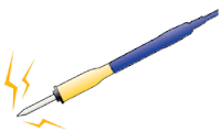 Leak voltage is the current that leaks from the tip of a soldering iron to a board or device