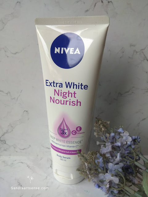 Review Nivea Extra White Night Nourish Body Serum