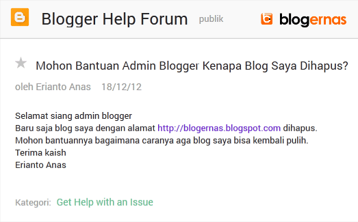 Kapan blogernas.com Erianto Anas Dibangun?