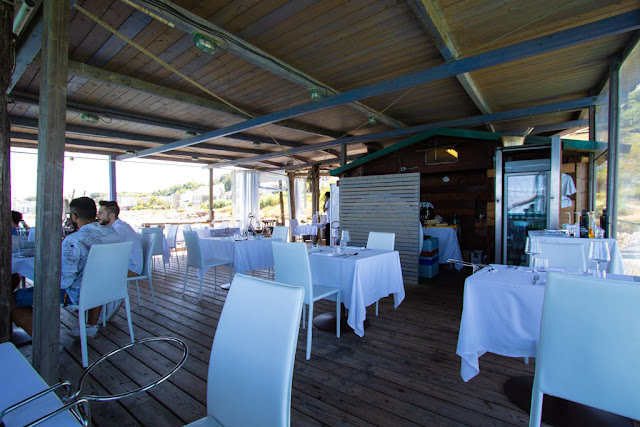 Interno del ristorante del trabocco di Punta Rocciosa-Fossacesia