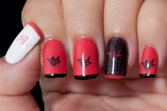 Rescue Beauty Lounge Kellie Gonzo Nail Art Theme Week Japan Origami