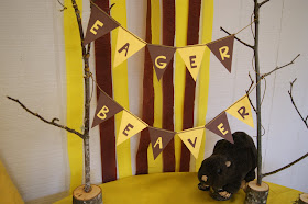 Beaver Party Decor and Snack Ideas @michellepaigeblogs.com