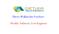 Cattleya Technosys Bangalore Walkins for Freshers