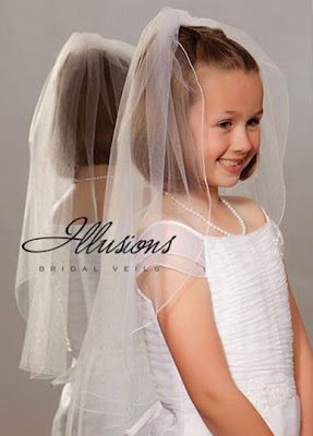 Illusions -Flower Girl & First Communion Veils 2012