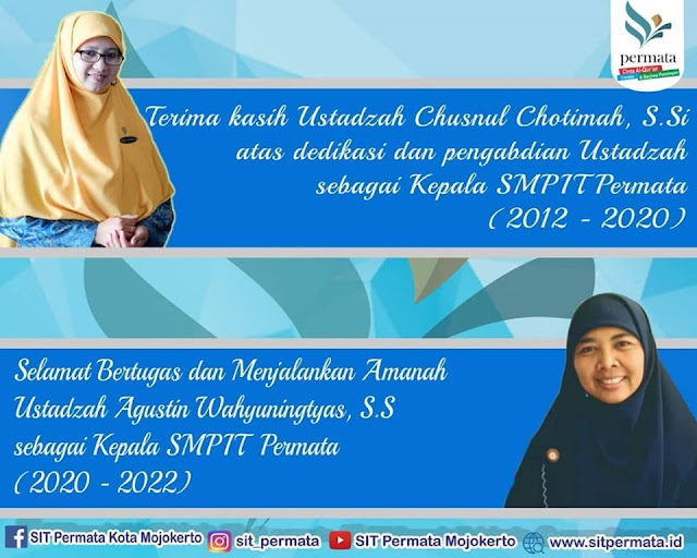 Kepala SMPIT Permata Periode 2020-2022