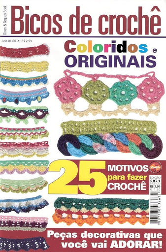 25 BORDES A CROCHET REVISTA GRATIS DE TEJIDO