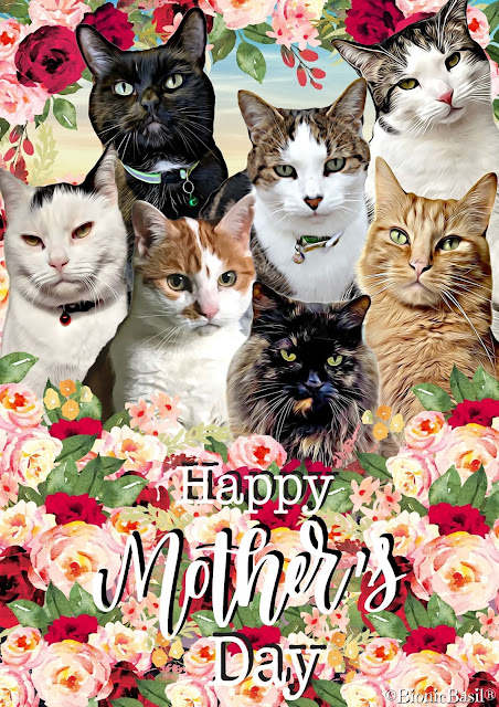 Mother's Day Card 2023 ©BionicBasil® Basil and The B Team