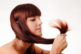 cabello con horquillas