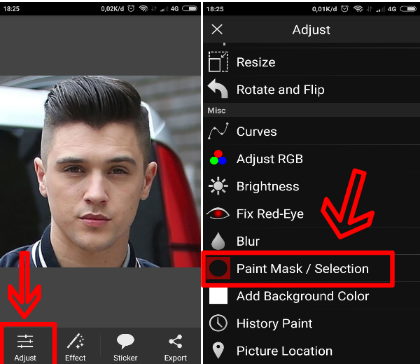 Cara Edit Warna Rambut di Picsay Pro Android