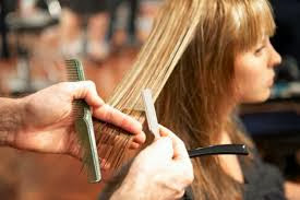 Beauty salon hairstyle cutting
