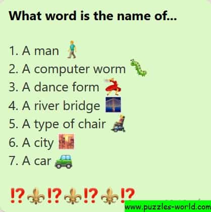 What word is the name of