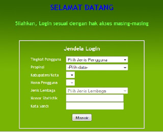 Aplikasi Web EMIS Online KEMENAG