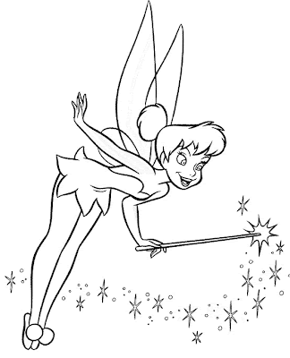 tinkerbell coloring pages