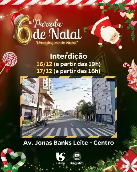 Atenção lojistas e motoristas em Registro-SP