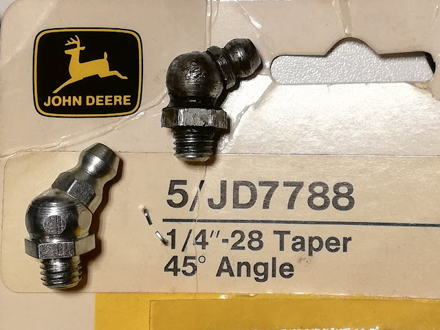 John Deere grease nipple for an Austin Seven front axle