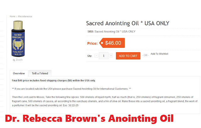 dr rebecca brown anointing oil