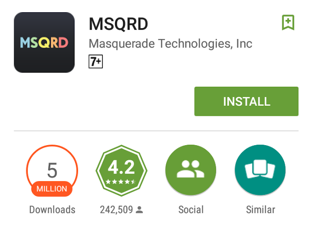 MSQRD -  Worlds Best Face Changer Apps