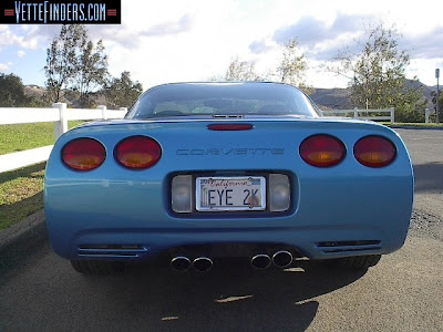 Corvette Coupe 2000 Nassau Blue Rear Picture