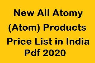 atomy products price list