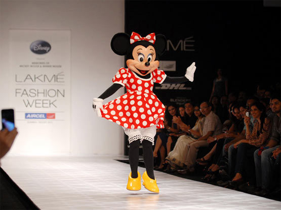 Minnie Mouse London Fashion week 2012