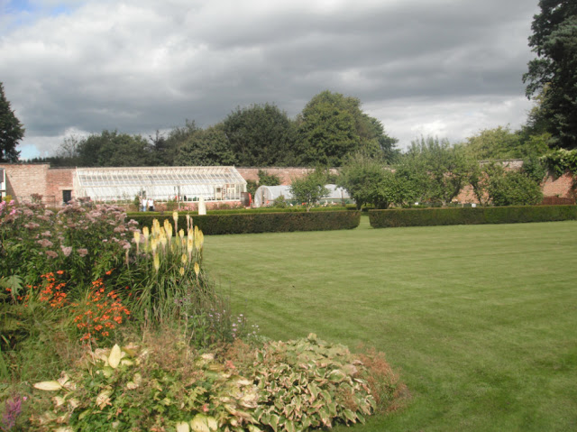 a walled garden in northumberland