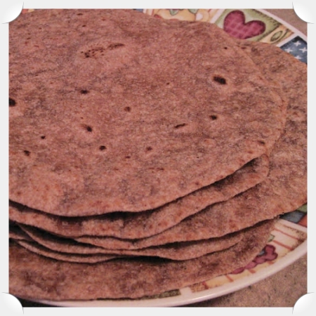 Homemade Whole Wheat Tortillas