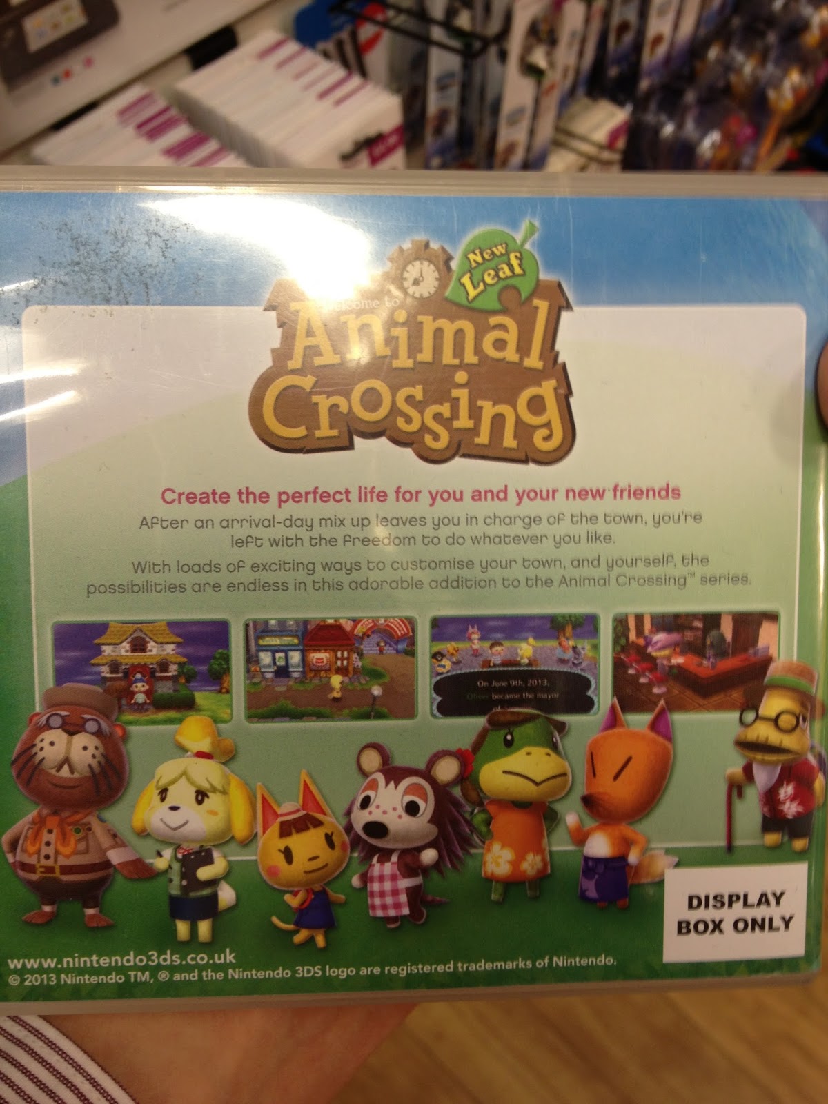 ... : New Leaf: Sneak Peek- Animal Crossing:New Leaf Game Box Design