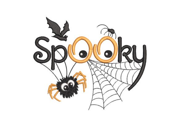 Etsy Spooky Halloween Embroidery Design cut files for your personal DIY projects