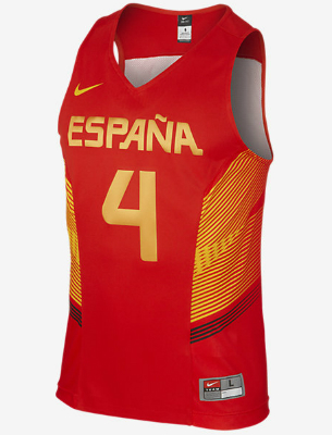 camiseta selección española de baloncesto roja comprar