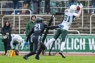 Sportfotografie American Football Minden Wolves Bielefeld Bulldogs Olaf Kerber