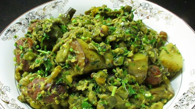 Undhiyu - Gujarati Mix Veg Recipe