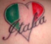 Italian Flag Tattoos